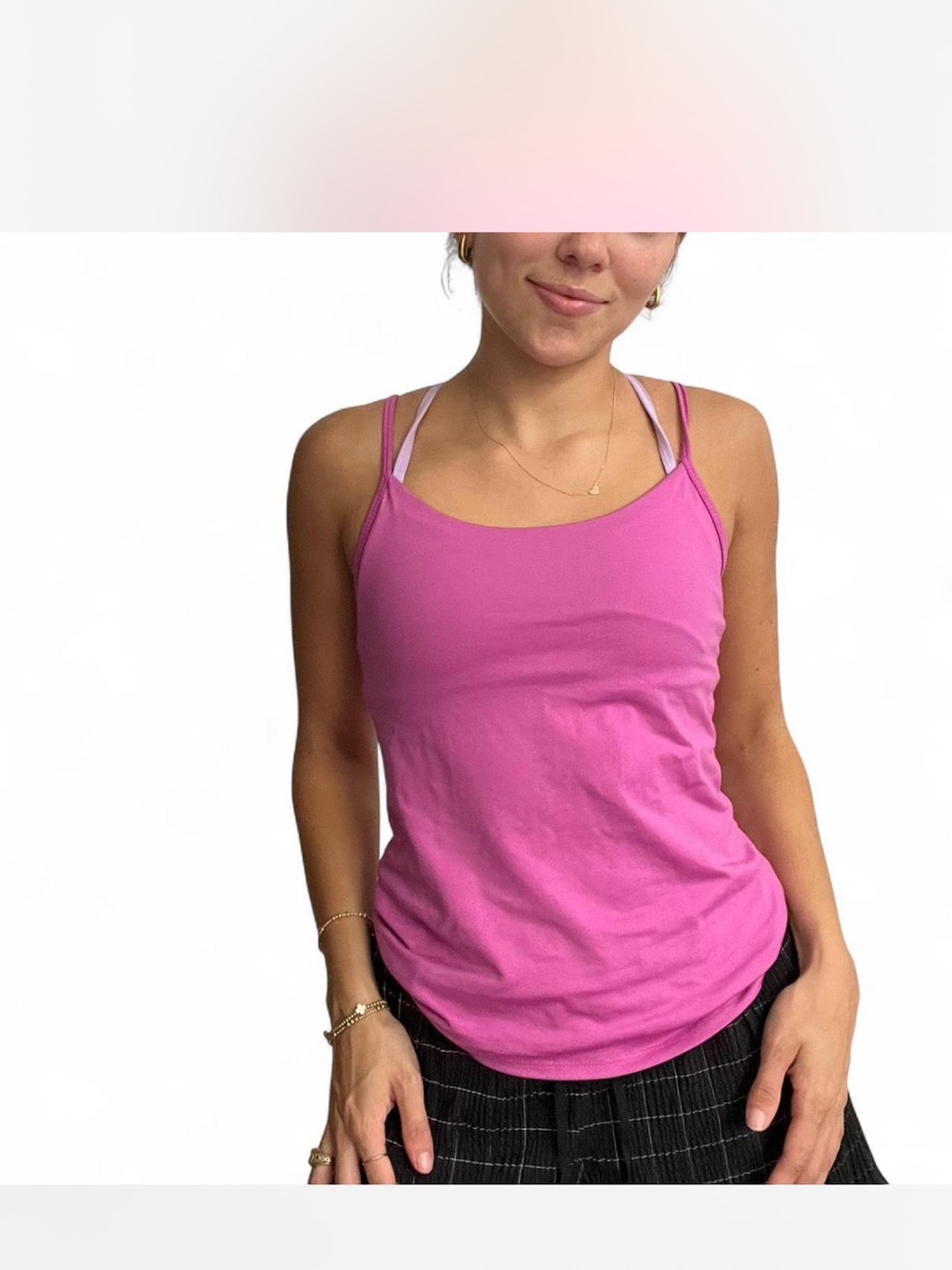 Women's Fuchsia Vintage Camisole